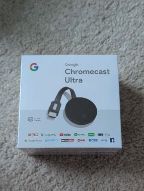 Google Chromecast Ultra - Black, White